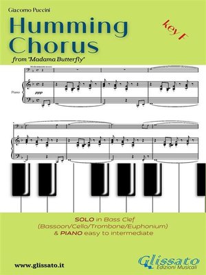 cover image of Humming Chorus--Low Bass clef Solo instr. and Piano (Key F)